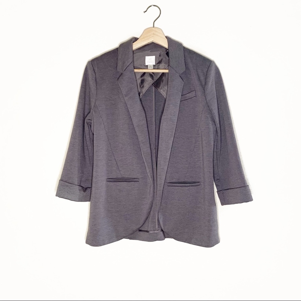lc lauren conrad // stretchy grey blazer sz 6